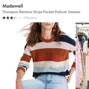 Madewell Color Block Sweater